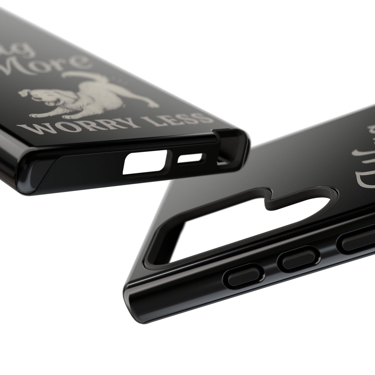 Wag More, Worry Less – Dog Phone Case