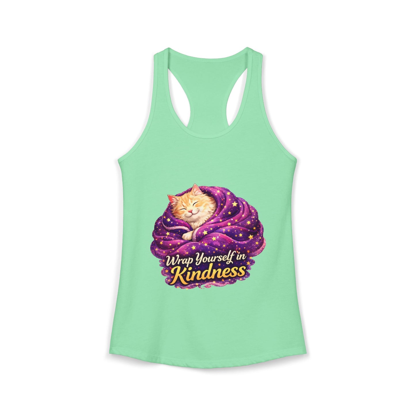 Wrap Yourself in Kindness – Women’s Racerback Tank Top