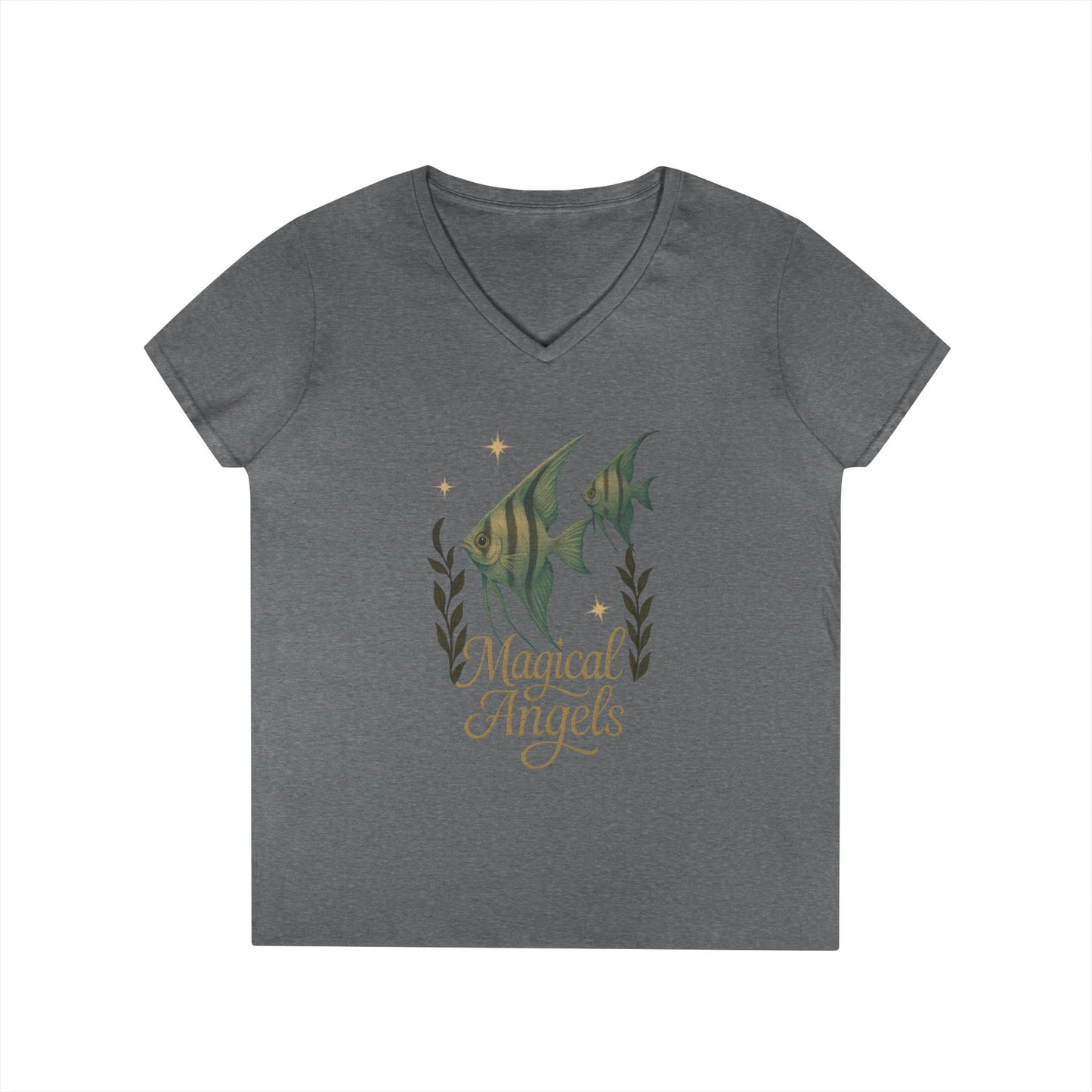 Magical Angels - Women's V-Neck T-Shirt