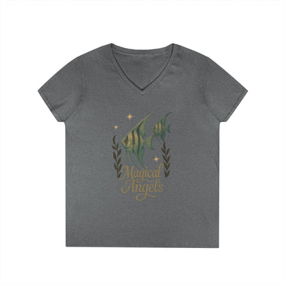 Magical Angels - Women's V-Neck T-Shirt