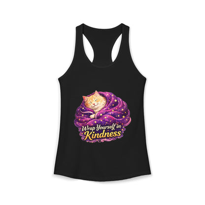 Wrap Yourself in Kindness – Women’s Racerback Tank Top