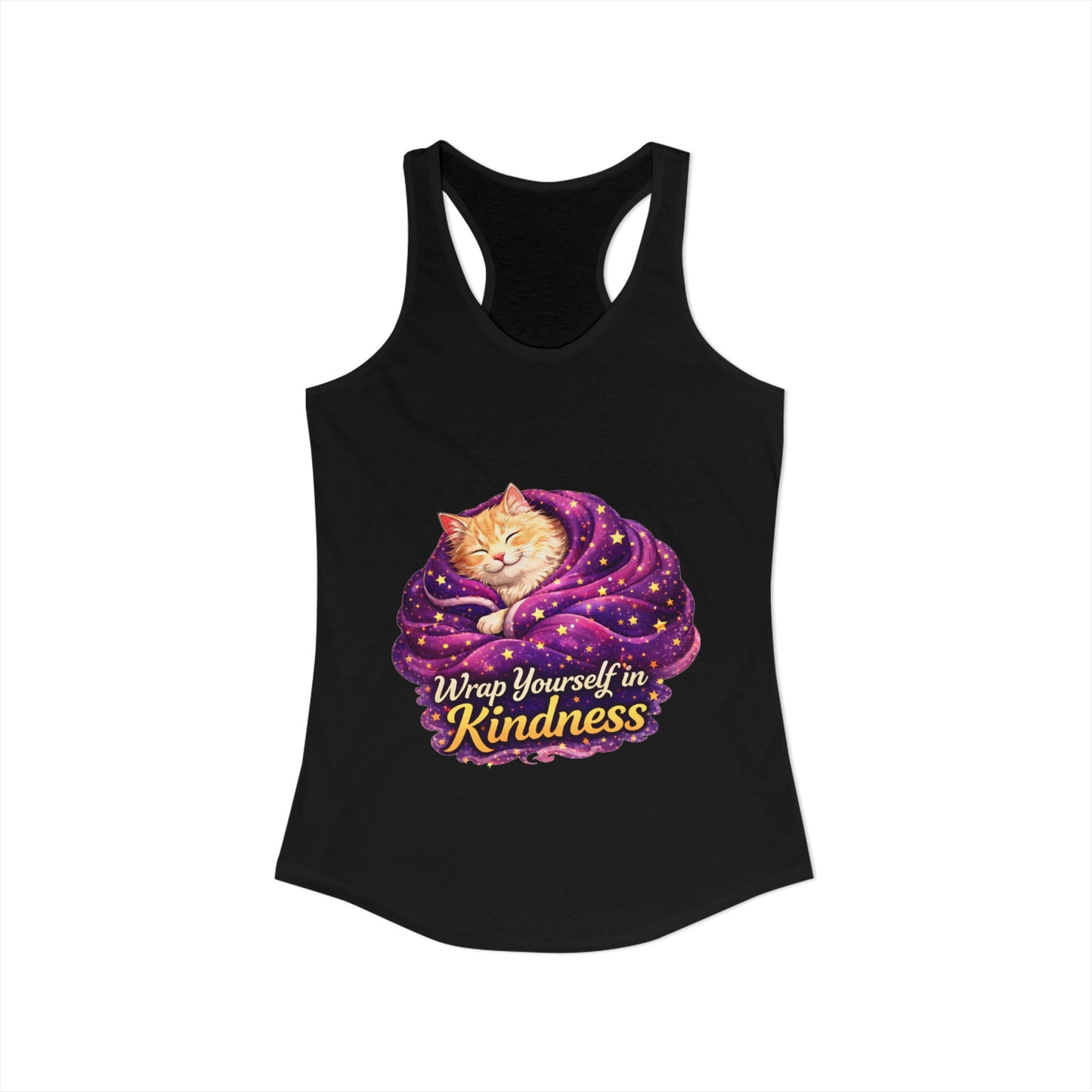 Wrap Yourself in Kindness – Women’s Racerback Tank Top