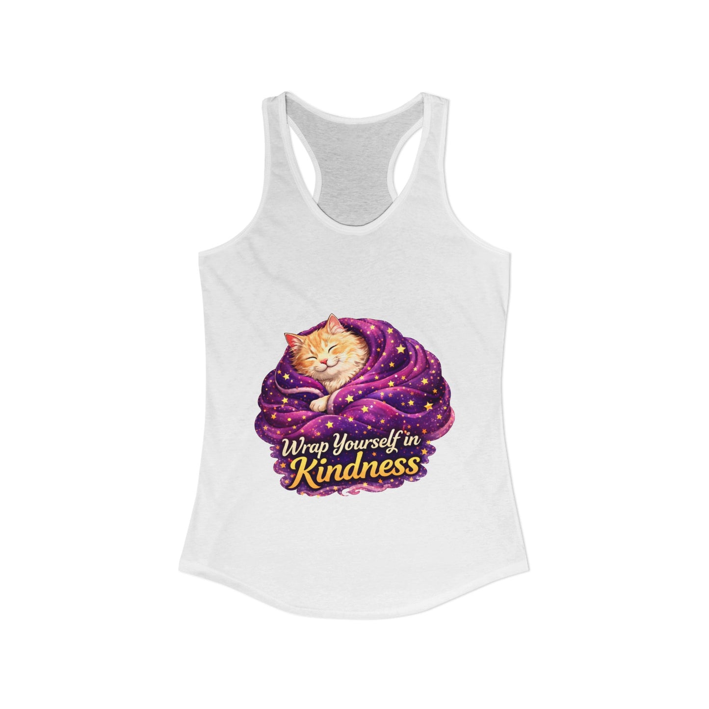Wrap Yourself in Kindness – Women’s Racerback Tank Top