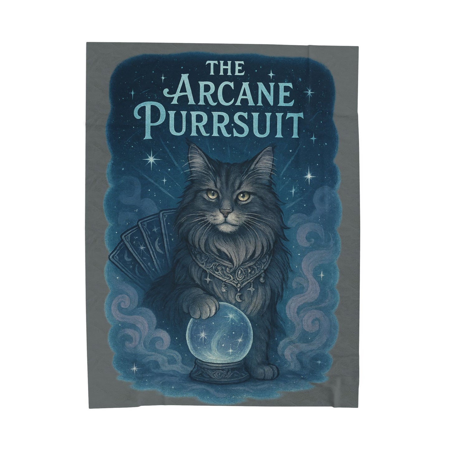 The Arcane Purrsuit - Velveteen Blanket