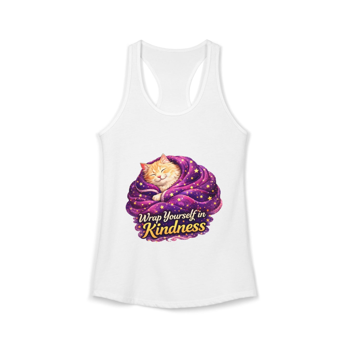 Wrap Yourself in Kindness – Women’s Racerback Tank Top
