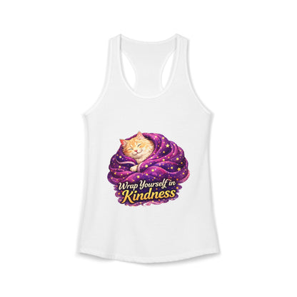 Wrap Yourself in Kindness – Women’s Racerback Tank Top