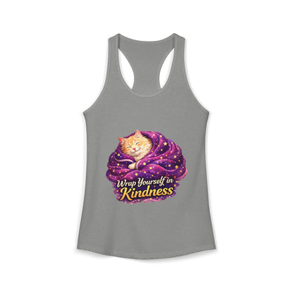 Wrap Yourself in Kindness – Women’s Racerback Tank Top