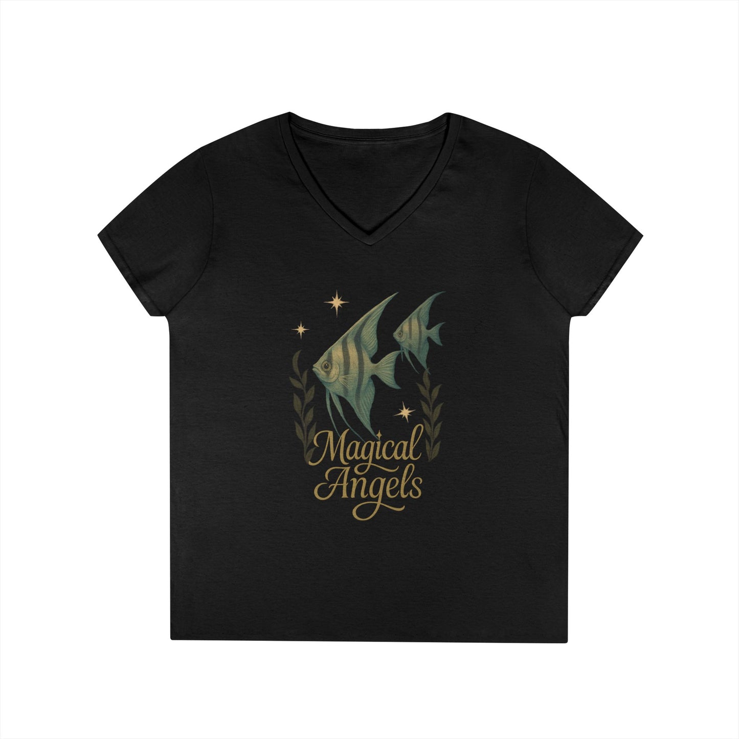 Magical Angels - Women's V-Neck T-Shirt