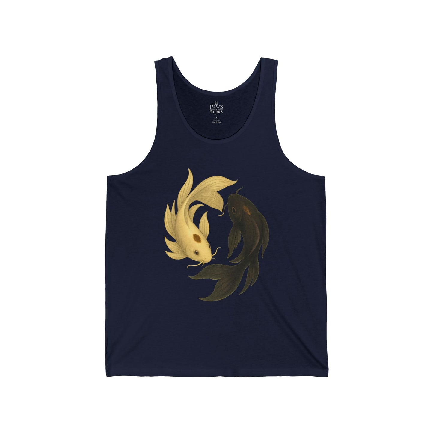 Yin Yang Koi – Mystical Fish Classic Tank Top