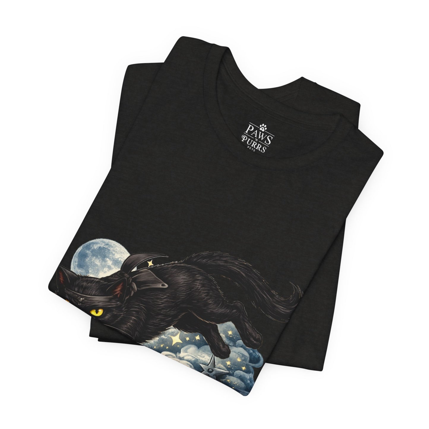 Night Ninja - Soft Unisex Cat T-Shirt
