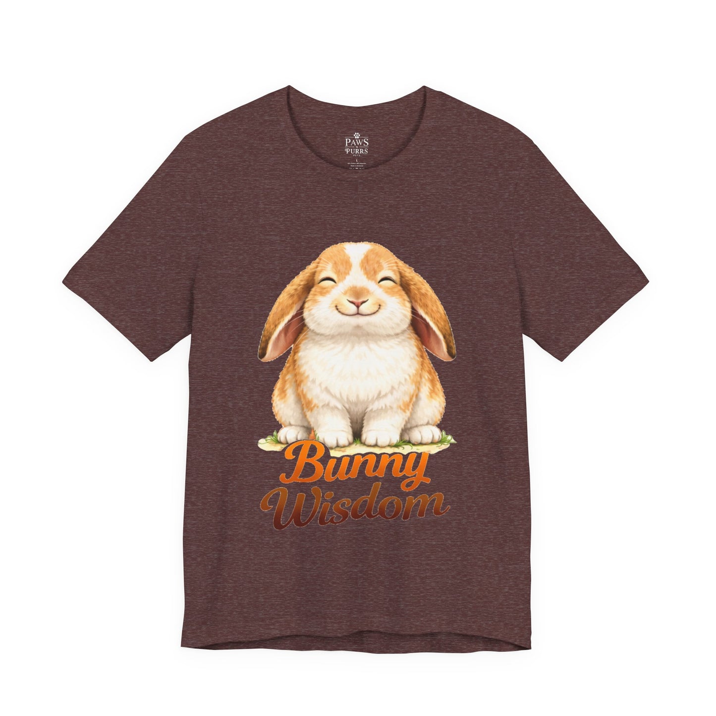 Bunny Wisdom - Soft Unisex Cat T-Shirt