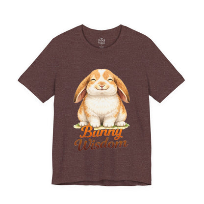 Bunny Wisdom - Soft Unisex Cat T-Shirt