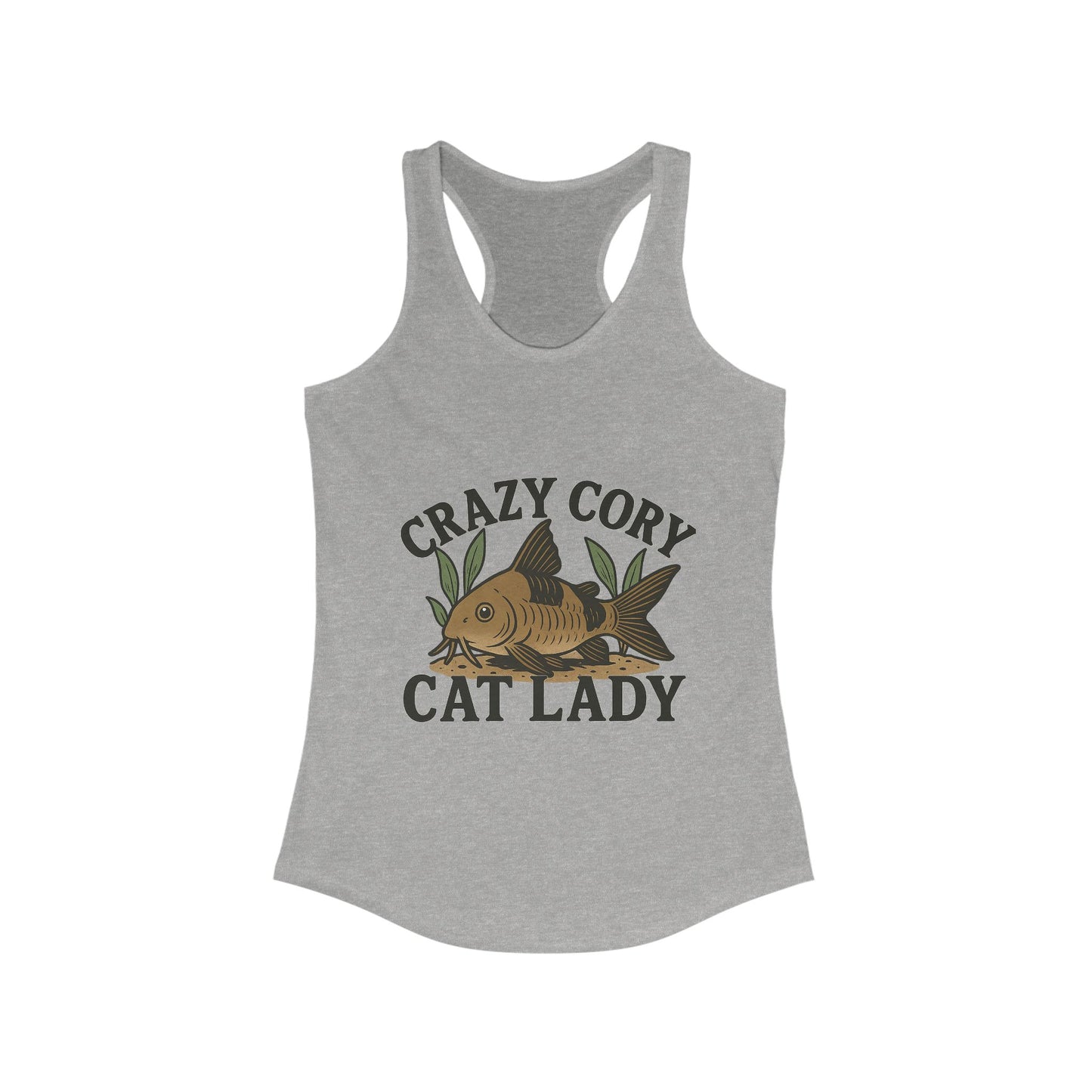 Crazy Cory Cat Lady – Women’s Racerback Tank Top