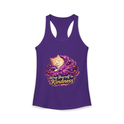 Wrap Yourself in Kindness – Women’s Racerback Tank Top