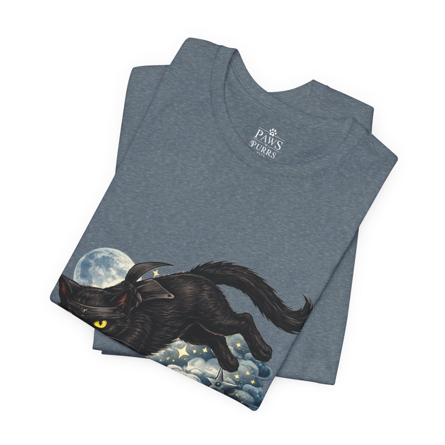 Night Ninja - Soft Unisex Cat T-Shirt