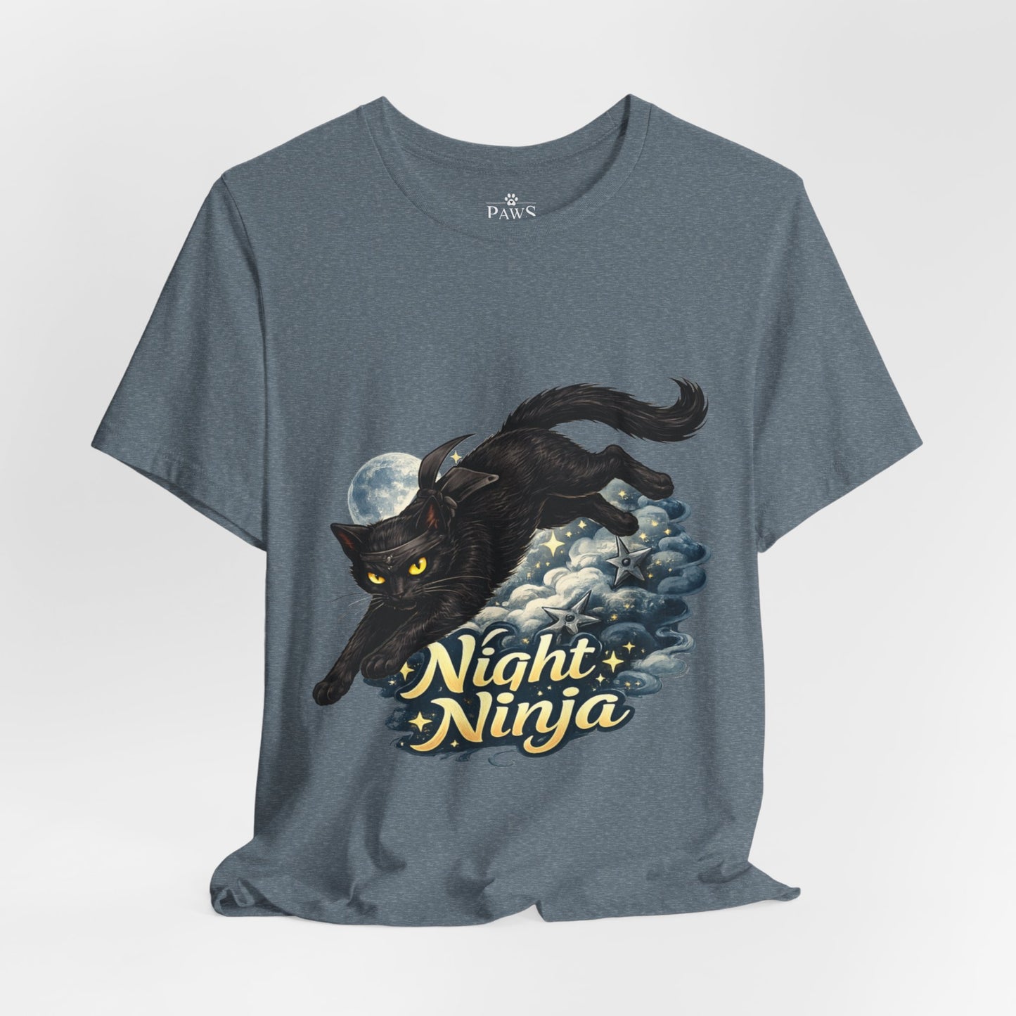 Night Ninja - Soft Unisex Cat T-Shirt