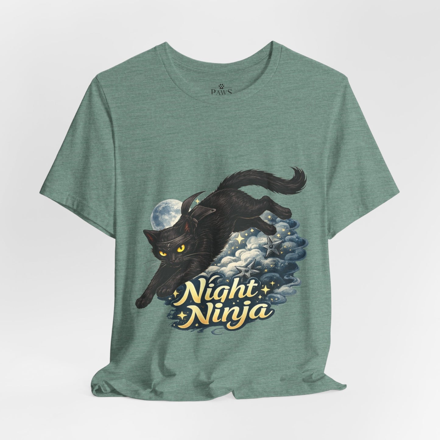 Night Ninja - Soft Unisex Cat T-Shirt