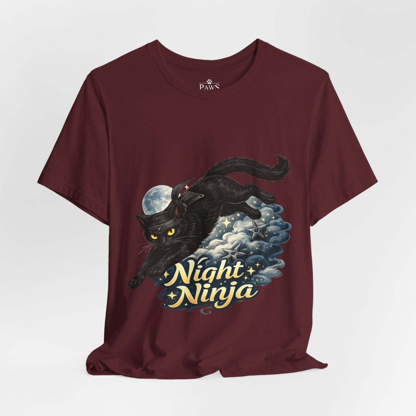 Night Ninja - Soft Unisex Cat T-Shirt