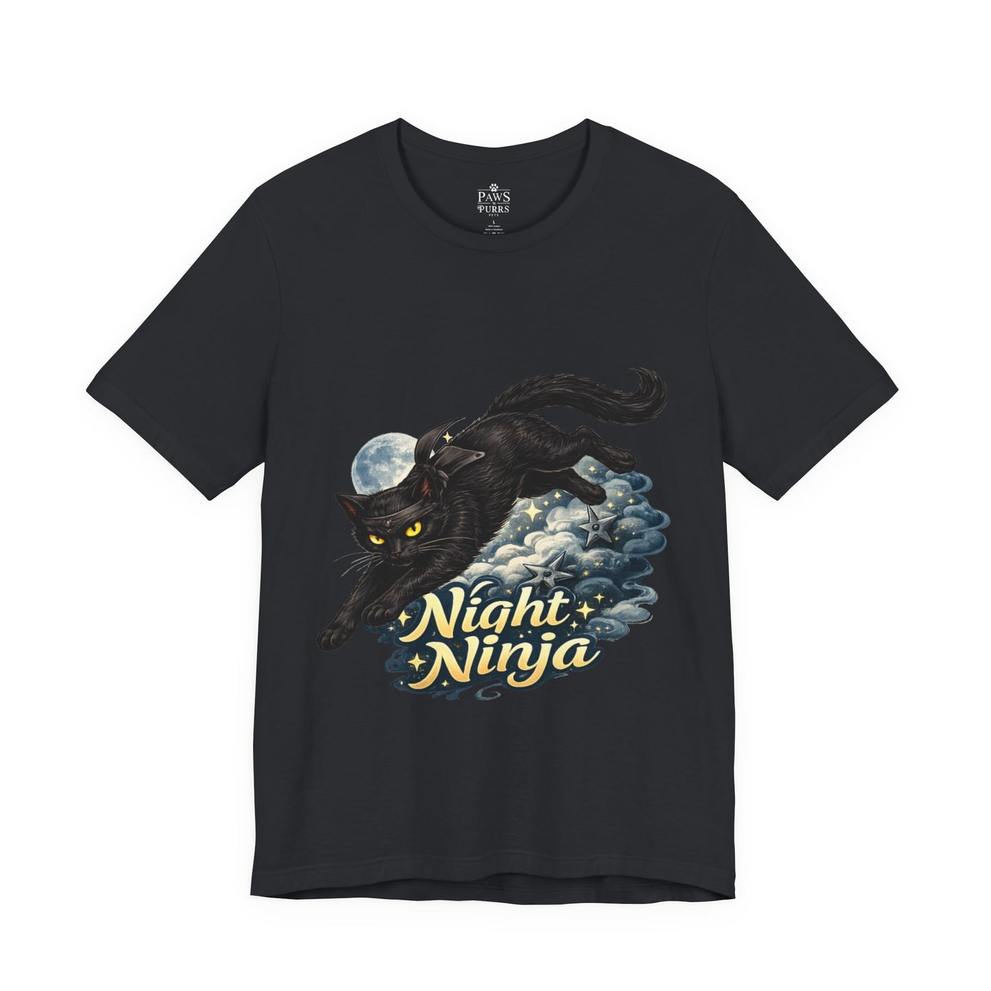 Night Ninja - Soft Unisex Cat T-Shirt