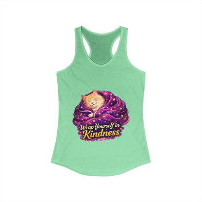 Wrap Yourself in Kindness – Women’s Racerback Tank Top