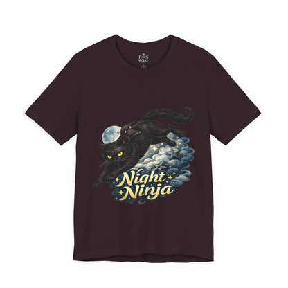 Night Ninja - Soft Unisex Cat T-Shirt