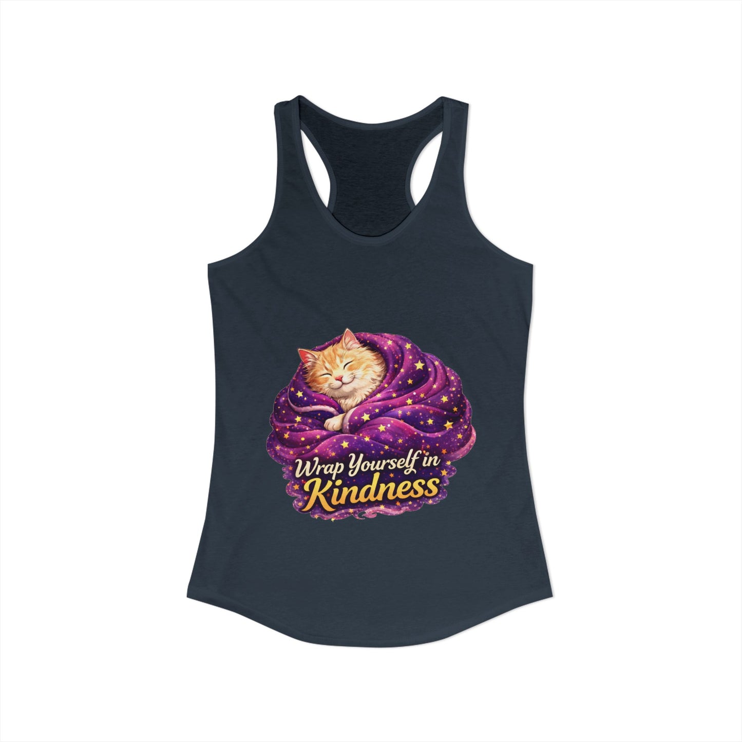 Wrap Yourself in Kindness – Women’s Racerback Tank Top