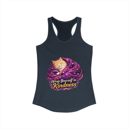 Wrap Yourself in Kindness – Women’s Racerback Tank Top