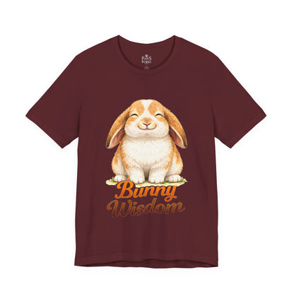 Bunny Wisdom - Soft Unisex Cat T-Shirt