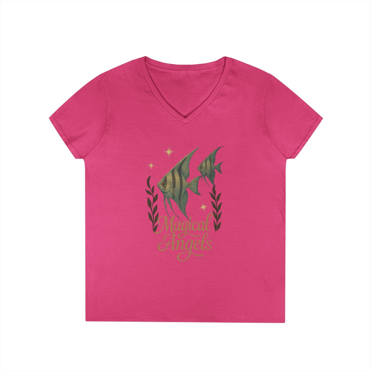 Magical Angels - Women's V-Neck T-Shirt