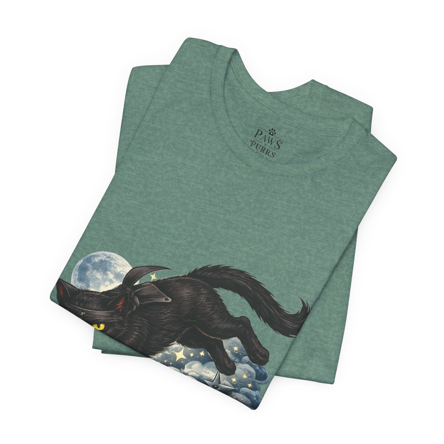 Night Ninja - Soft Unisex Cat T-Shirt