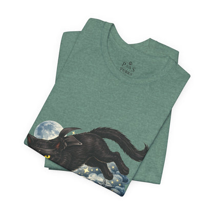 Night Ninja - Soft Unisex Cat T-Shirt