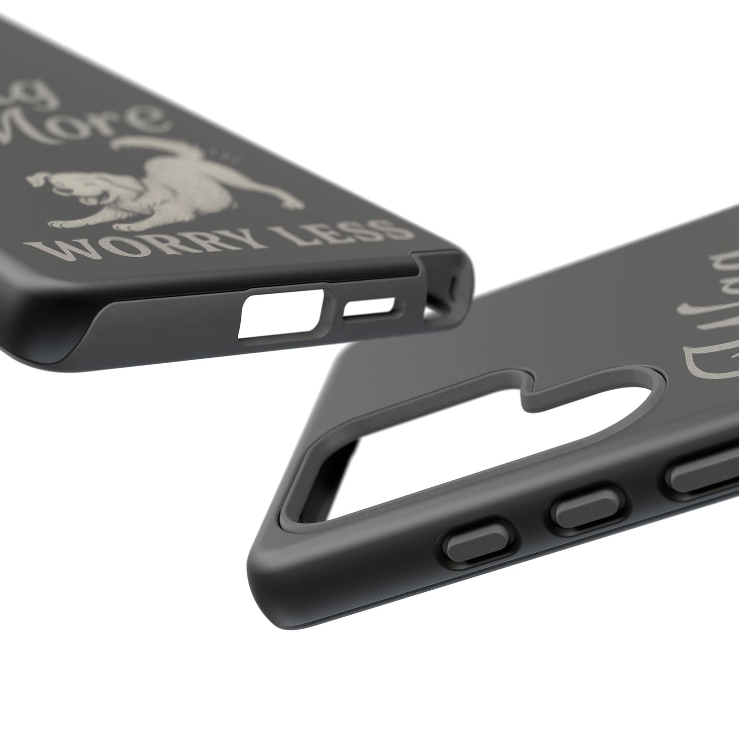 Wag More, Worry Less – Dog Phone Case