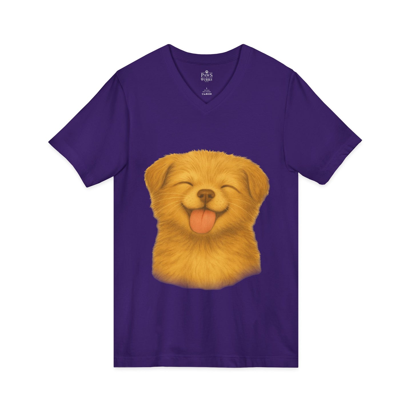 Puppy Lick - V-Neck Unisex T-Shirt