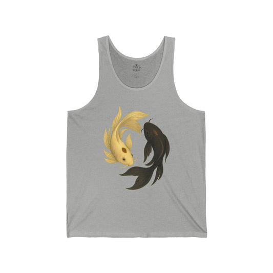 Yin Yang Koi – Mystical Fish Classic Tank Top