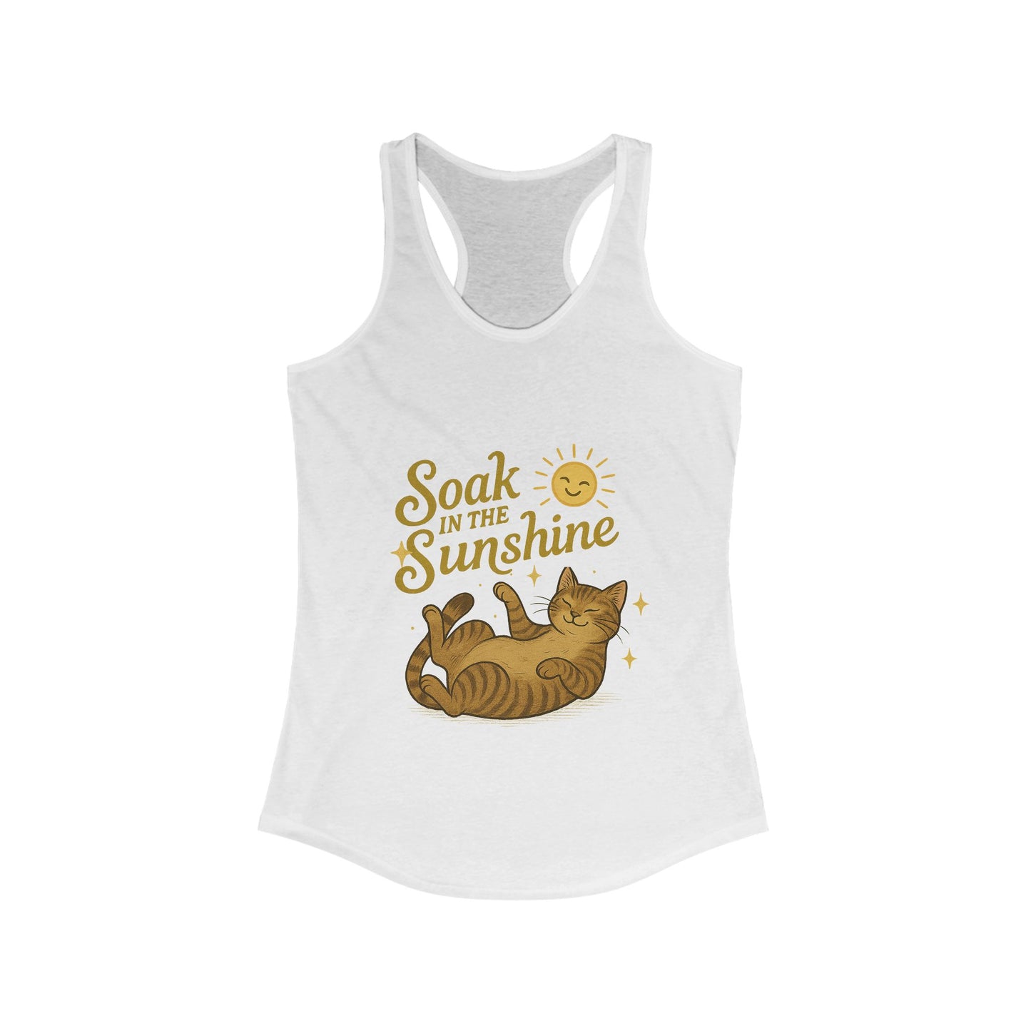 Soak in the Sunshine – Women’s Racerback Tank Top
