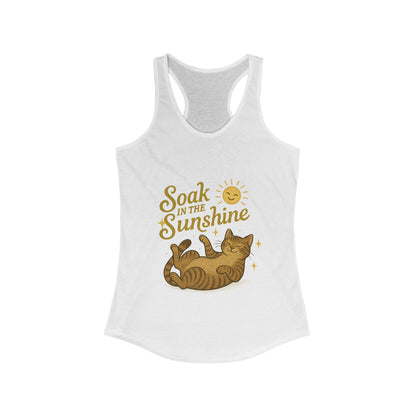 Soak in the Sunshine – Women’s Racerback Tank Top