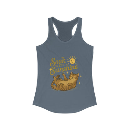 Soak in the Sunshine – Women’s Racerback Tank Top