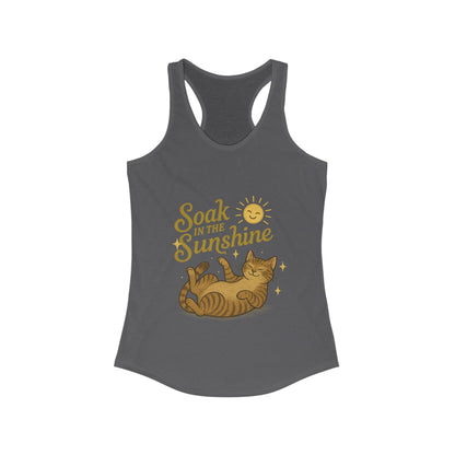 Soak in the Sunshine – Women’s Racerback Tank Top