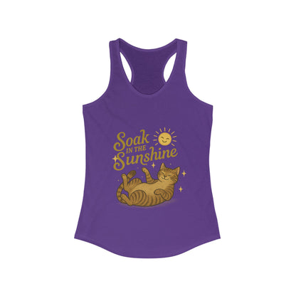 Soak in the Sunshine – Women’s Racerback Tank Top