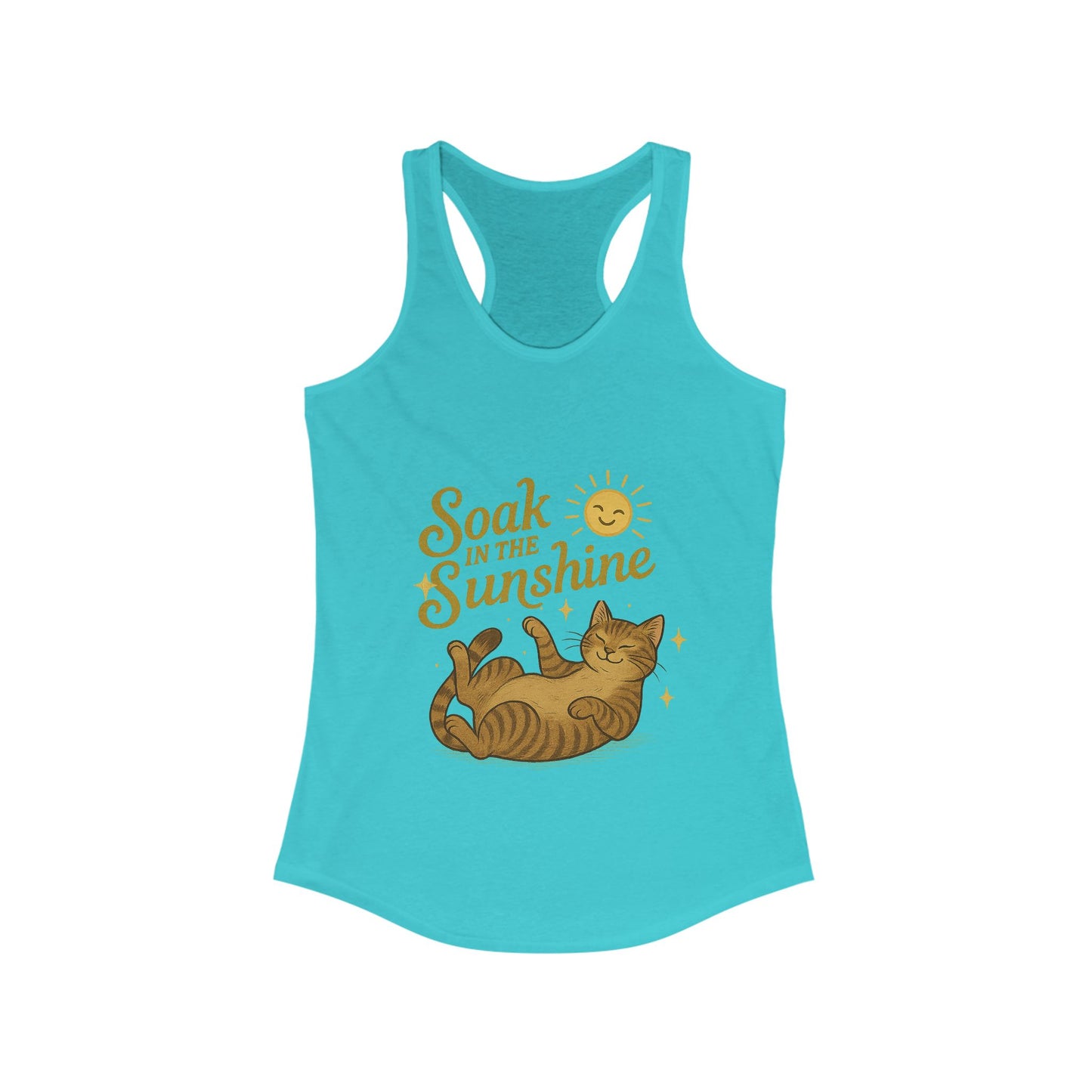 Soak in the Sunshine – Women’s Racerback Tank Top