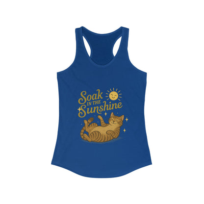 Soak in the Sunshine – Women’s Racerback Tank Top