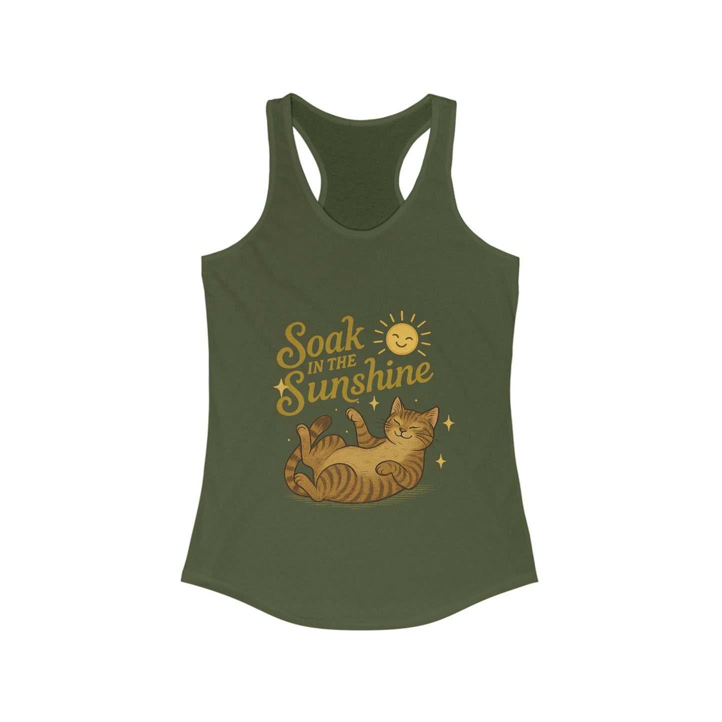 Soak in the Sunshine – Women’s Racerback Tank Top
