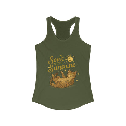 Soak in the Sunshine – Women’s Racerback Tank Top