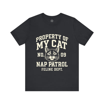 Property of My Cat Nap Patrol - Soft Unisex T-Shirt