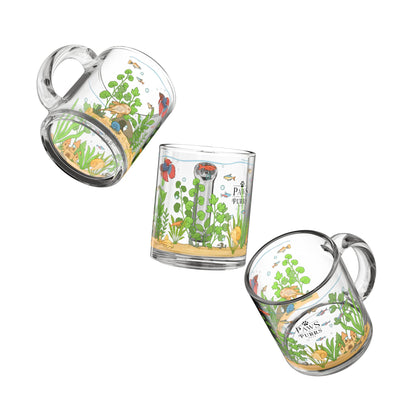 Freshwater Aquarium Fishtank - 10oz Glass Mug