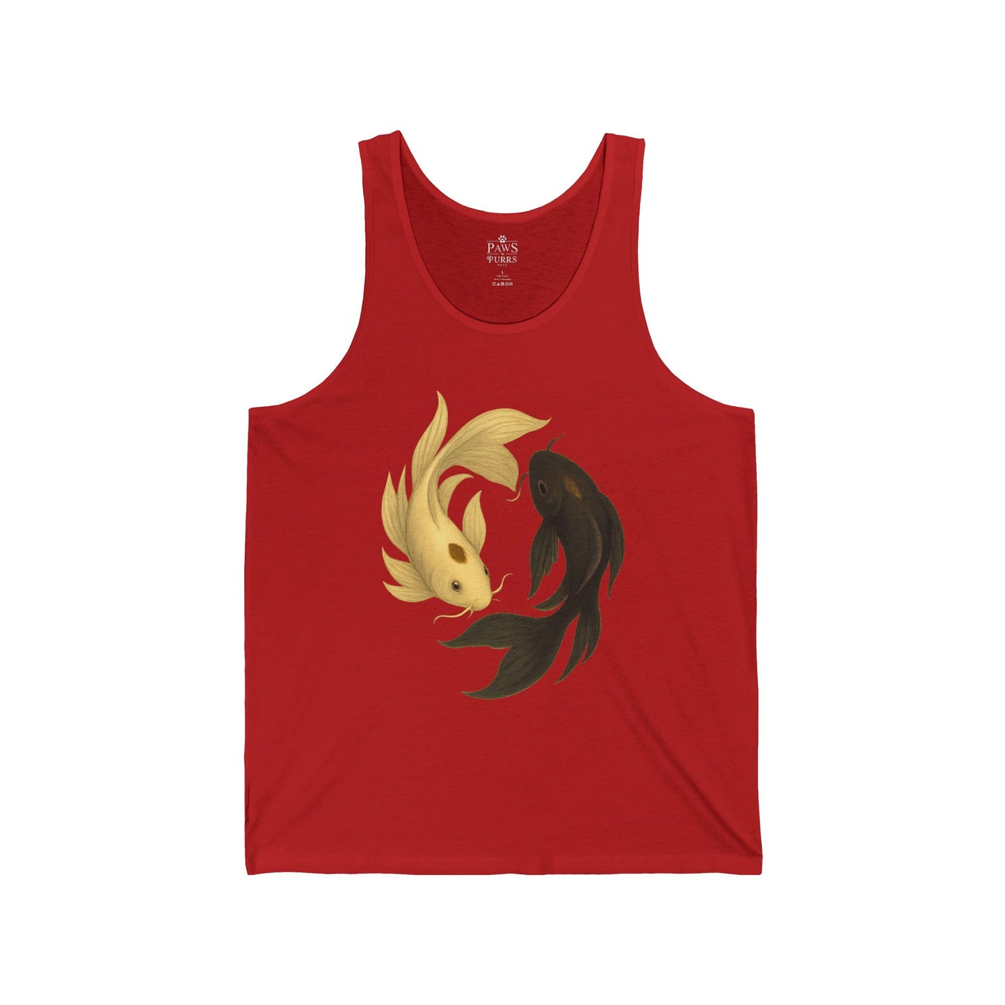 Yin Yang Koi – Mystical Fish Classic Tank Top