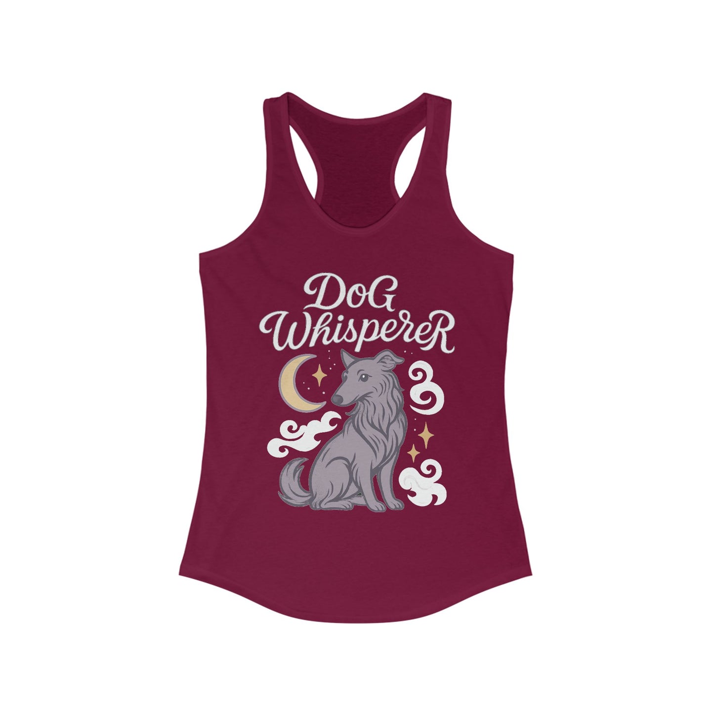 Dog Whisperer - Seasonal Only - Women’s Racerback Tank Top