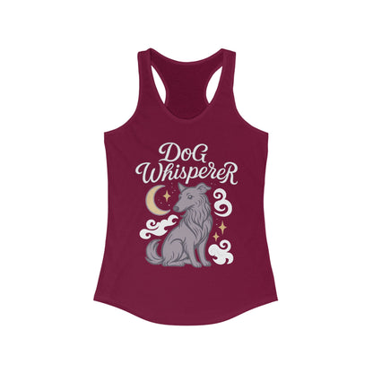 Dog Whisperer - Seasonal Only - Women’s Racerback Tank Top