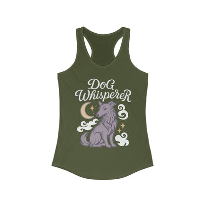 Dog Whisperer - Seasonal Only - Women’s Racerback Tank Top