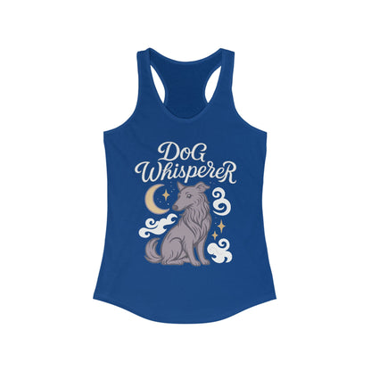 Dog Whisperer - Seasonal Only - Women’s Racerback Tank Top